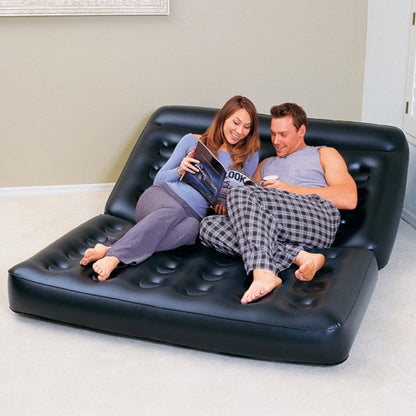 Inflatable Sofa Bed Lounger with Electric Pump by HitMyNeed