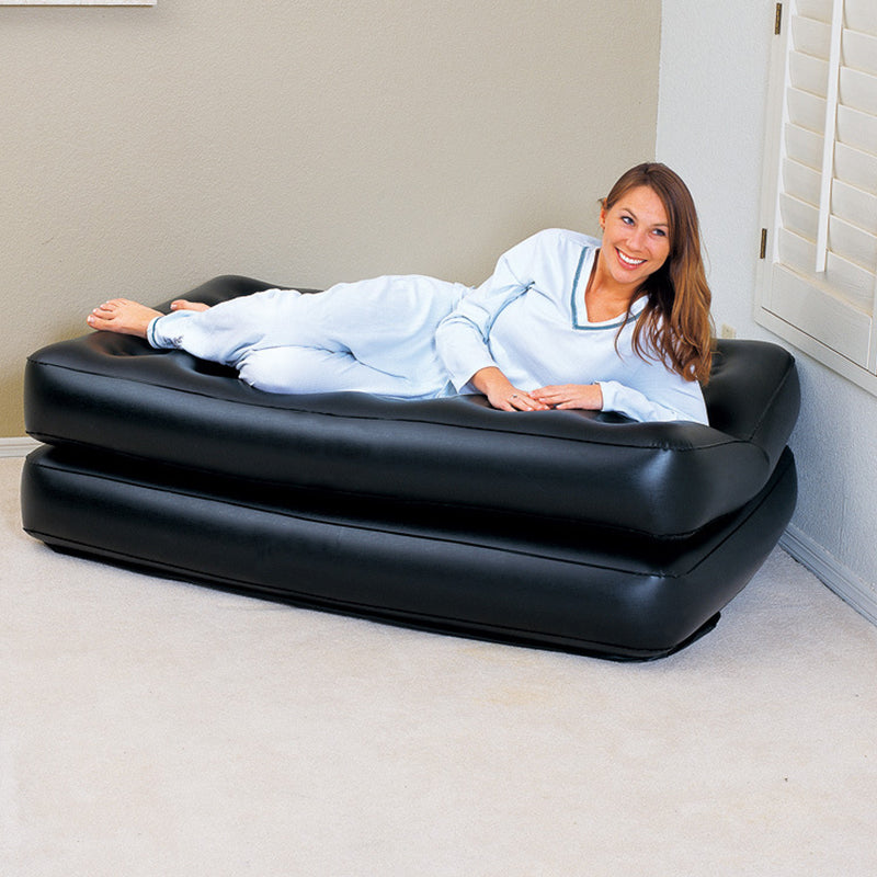 Inflatable Sofa Bed Lounger with Electric Pump by HitMyNeed