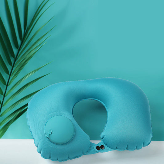 Inflatable U-Shaped Travel Neck Pillow by HitMyNeed