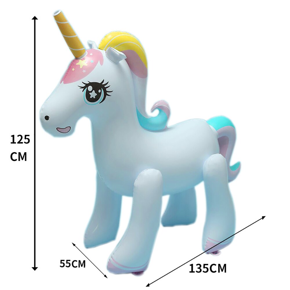Inflatable Unicorn Outdoor Water Sprinkler by HitMyNeed