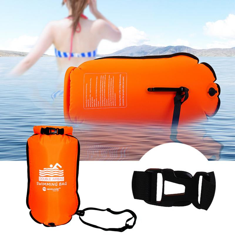 Inflatable Water Buoy with Double Airbags, 36×70cm by HitMyNeed