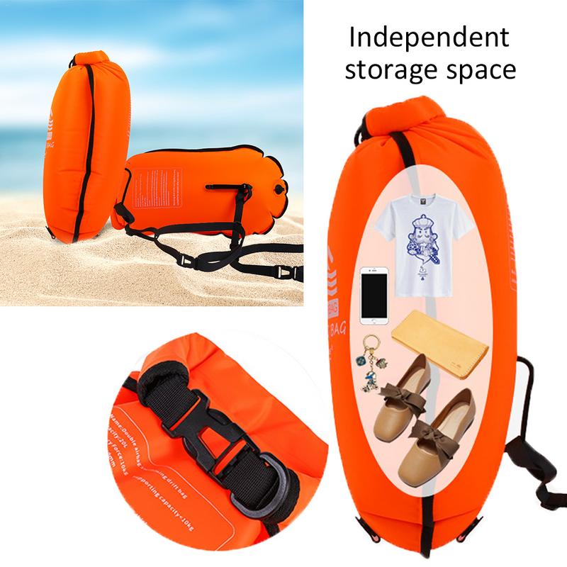 Inflatable Water Buoy with Double Airbags, 36×70cm by HitMyNeed