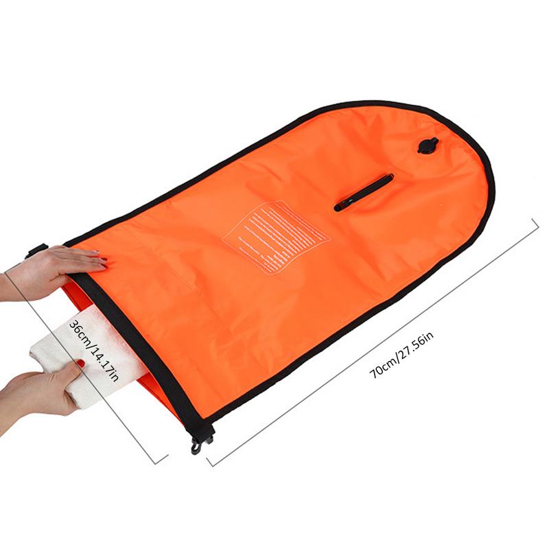 Inflatable Water Buoy with Double Airbags, 36×70cm by HitMyNeed
