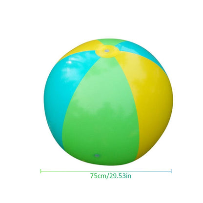 Inflatable Water Spray Ball for Kids, 75 cm by HitMyNeed