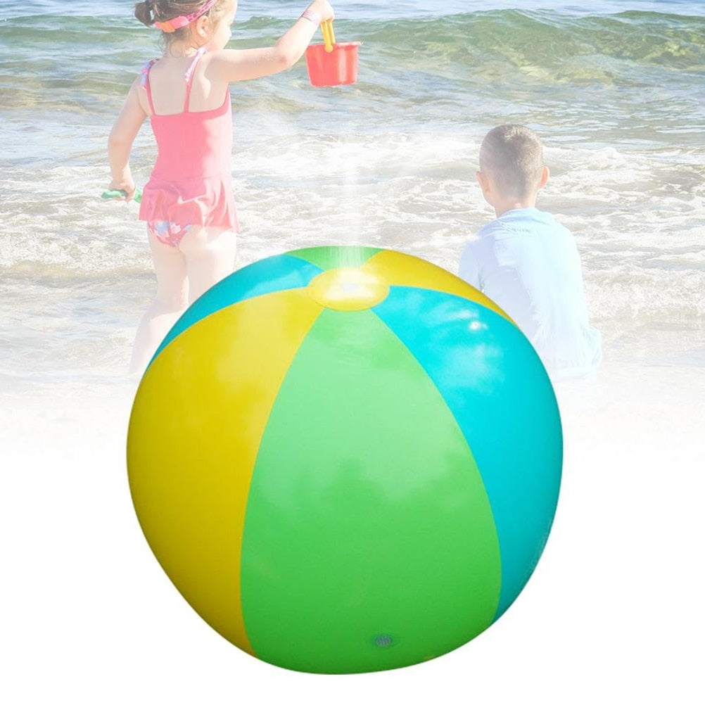 Inflatable Water Spray Ball for Kids, 75 cm by HitMyNeed