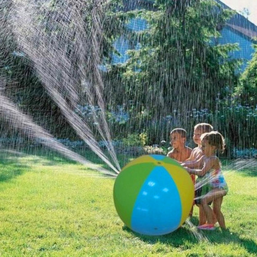 Inflatable Water Spray Ball for Kids, 75 cm by HitMyNeed