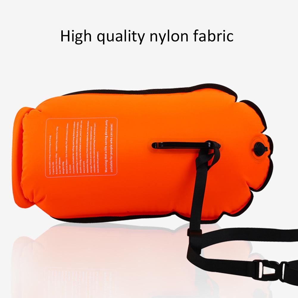 Inflatable Waterproof Swim Tow Float Dry Bag 40L by HitMyNeed