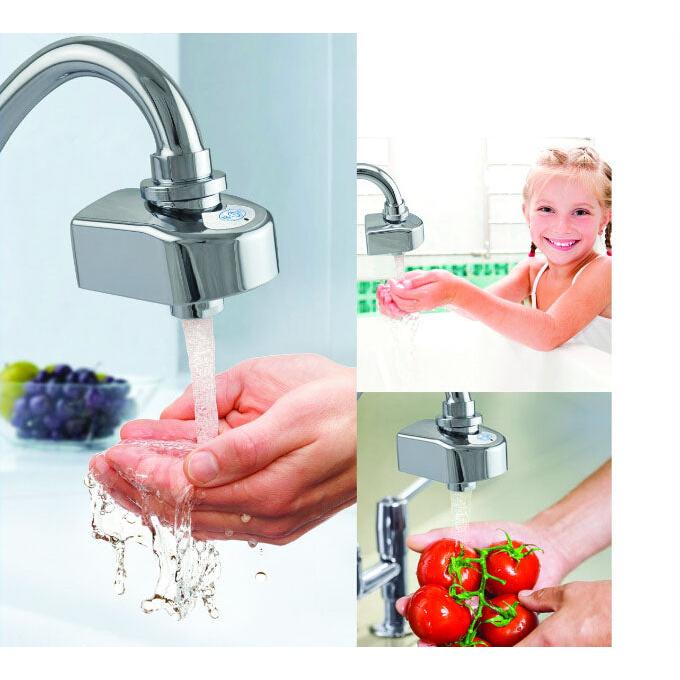 Infrared Touchless Sensor Adapter for Kitchen Faucets by HitMyNeed