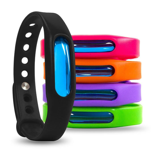 Insect Repellent Silicone Bracelets (5 Pack) by HitMyNeed