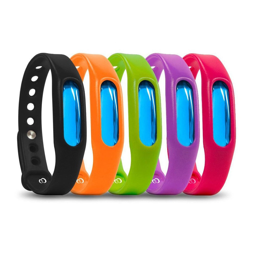Insect Repellent Silicone Bracelets (5 Pack) by HitMyNeed