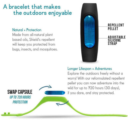Insect Repellent Silicone Bracelets (5 Pack) by HitMyNeed
