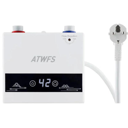 Instant 4600W Compact Electric Water Heater for Shower & Kitchen by HitMyNeed