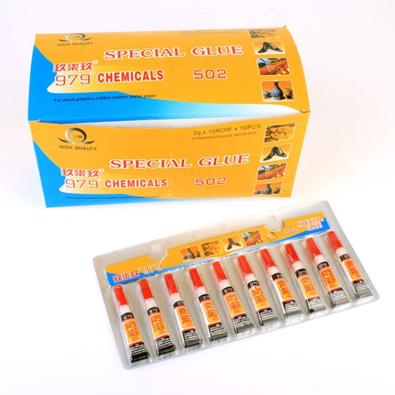 Instant Adhesives Super Glue Set, 10-Pack by HitMyNeed