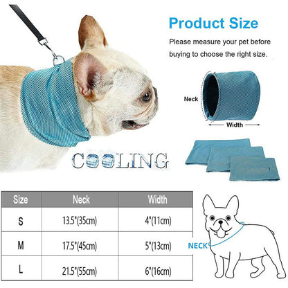 Instant Cooling Dog Ice Collar for Hot Weather by HitMyNeed