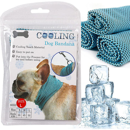 Instant Cooling Dog Ice Collar for Hot Weather l by HitMyNeed