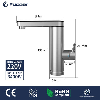 Instant Electric Kitchen Water Heater Tap Faucet xh-502-eu by HitMyNeed