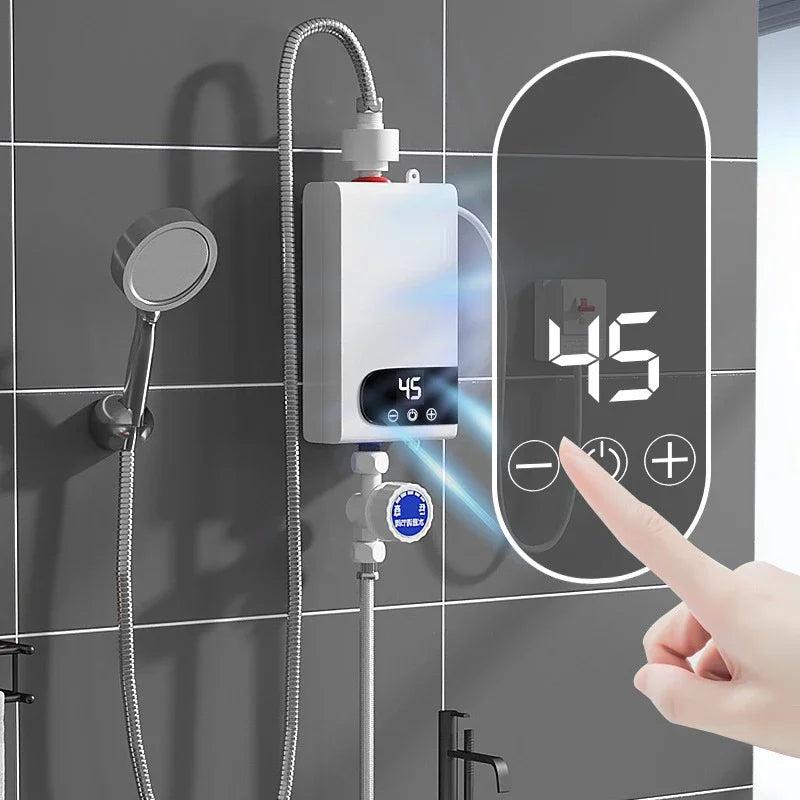 Instant Electric Tankless Water Heater for Shower & Sink by HitMyNeed