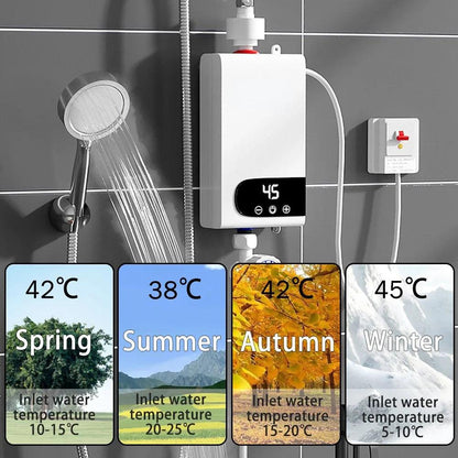 Instant Electric Tankless Water Heater for Shower & Sink by HitMyNeed