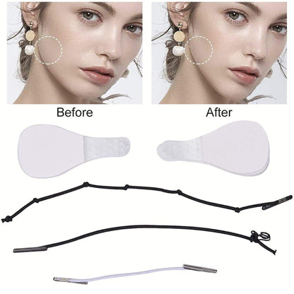 Instant Face Lift Tape with Adjustable Strings by HitMyNeed