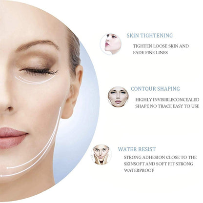 Instant Face Lift Tape with Adjustable Strings by HitMyNeed