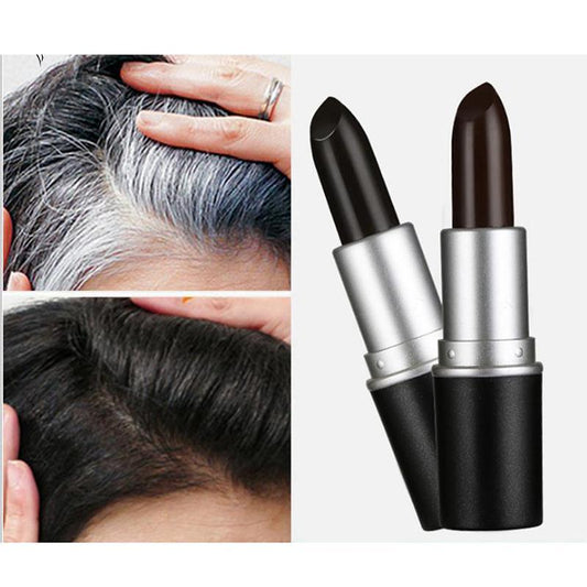 Instant Gray Root Cover Hair Color Stick brown by HitMyNeed