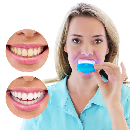Instant LED Light Teeth Whitening Kit by HitMyNeed