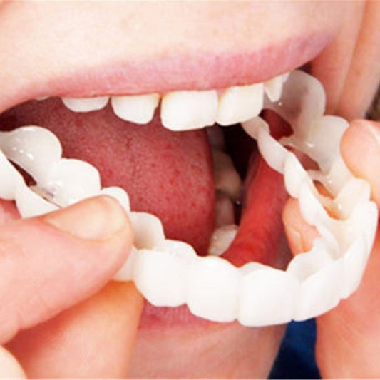 Instant Snap-On Fake Teeth for a Natural-Looking Smile by HitMyNeed
