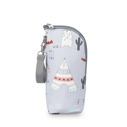 Insulated Baby Bottle Bag with Stroller Clip tower by HitMyNeed
