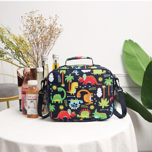 Insulated Dinosaur Lunch Bag with Adjustable Strap by HitMyNeed