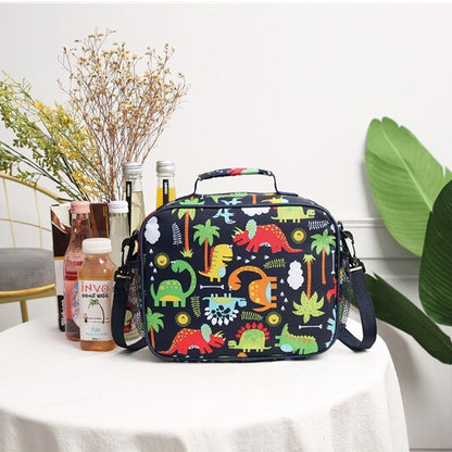 Insulated Dinosaur Lunch Bag with Adjustable Strap by HitMyNeed
