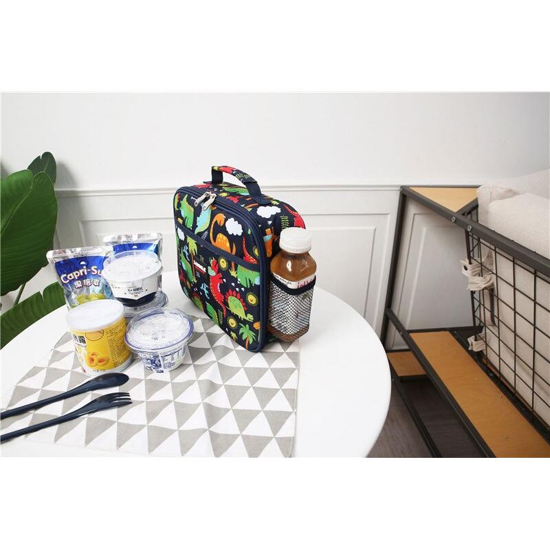 Insulated Dinosaur Lunch Bag with Adjustable Strap by HitMyNeed