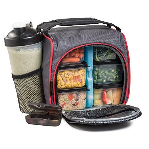 Insulated Lunch Bag Picnic Set with Containers by HitMyNeed