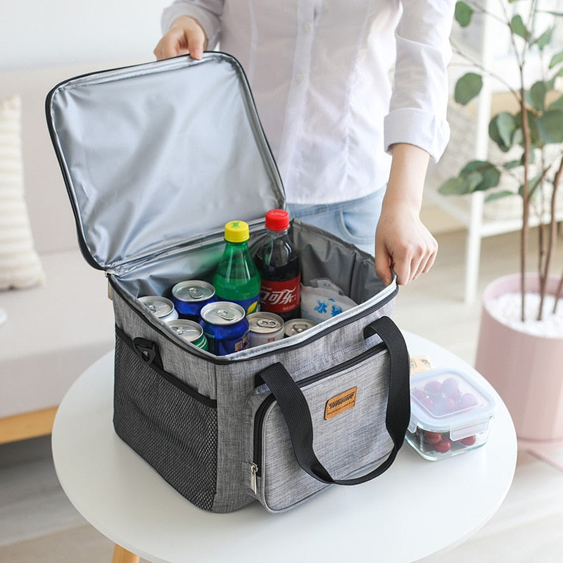 Insulated Picnic Cooler Bag with Adjustable Strap by HitMyNeed