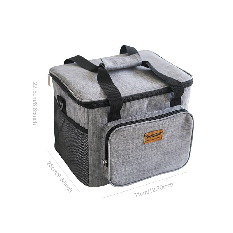 Insulated Picnic Cooler Bag with Adjustable Strap by HitMyNeed