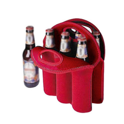 Insulated Six-Bottle Neoprene Beer Carrier Bag by HitMyNeed