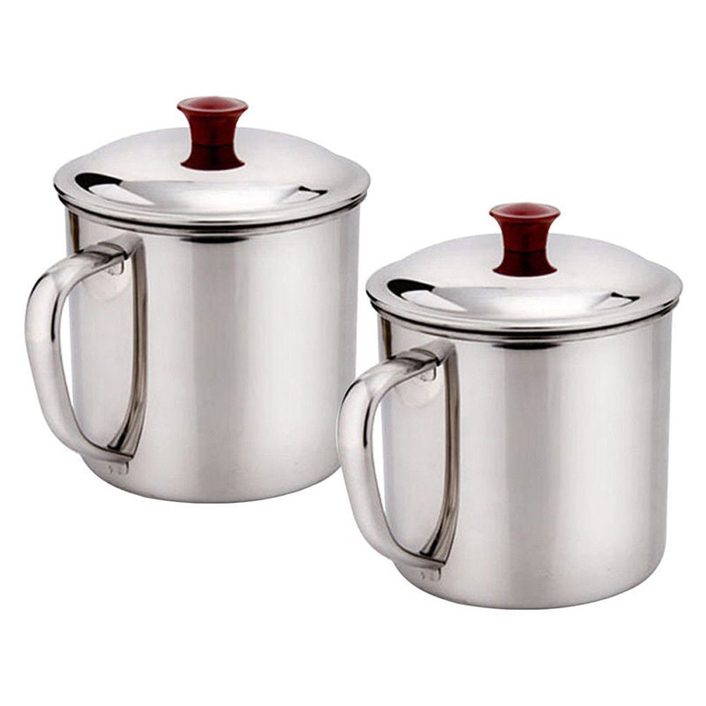 Insulated Stainless Steel Coffee Mug with Lid 480ml by HitMyNeed