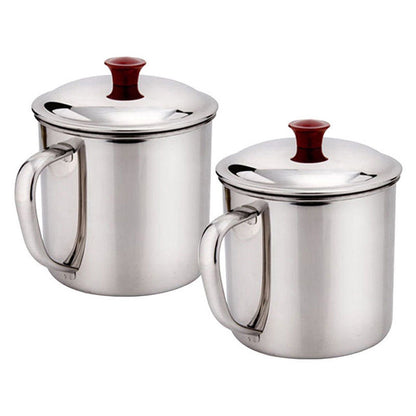 Insulated Stainless Steel Coffee Mug with Lid 480ml by HitMyNeed
