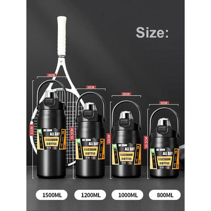 Insulated Stainless Steel Water Bottle with Straw by HitMyNeed