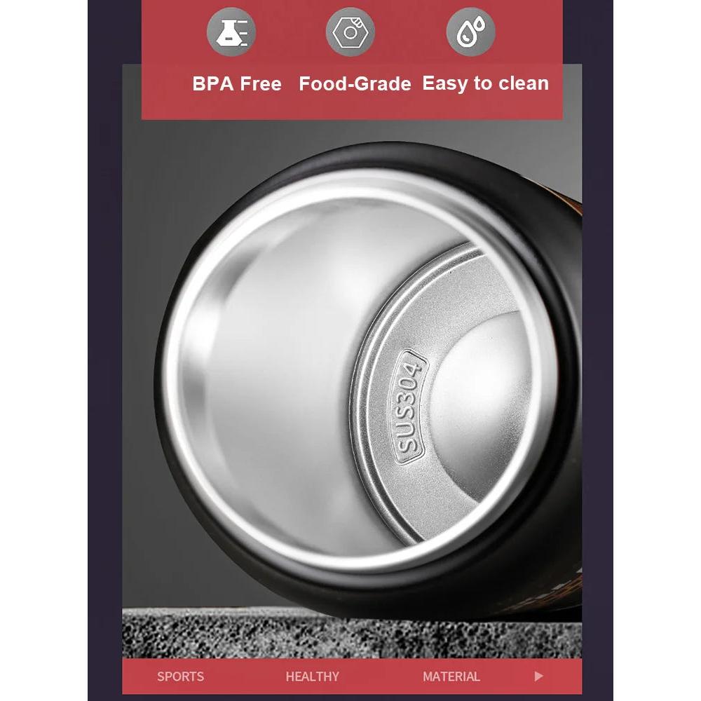 Insulated Stainless Steel Water Bottle with Straw by HitMyNeed