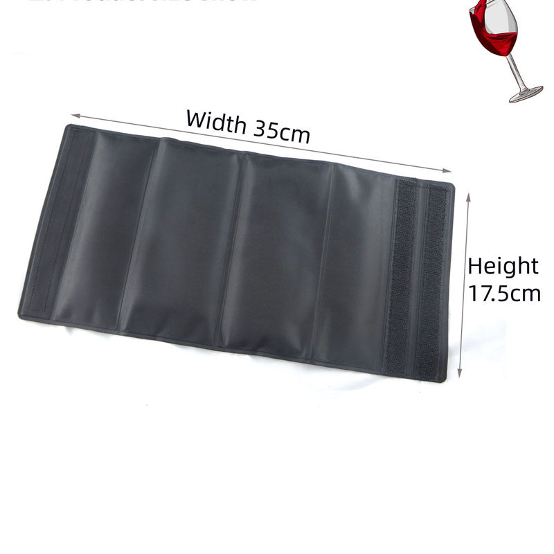 Insulated Wine Cooler Sleeve with Velcro Fit by HitMyNeed