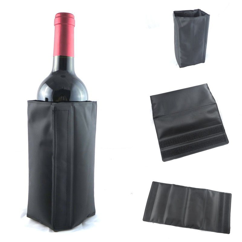 Insulated Wine Cooler Sleeve with Velcro Fit by HitMyNeed