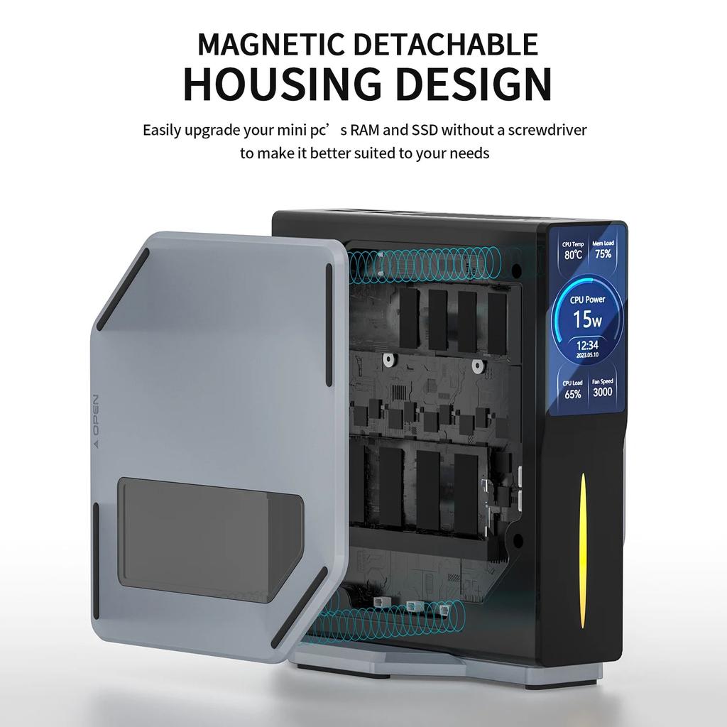 Intel N100 Mini PC 16GB RAM 512GB SSD Windows 11 by HitMyNeed