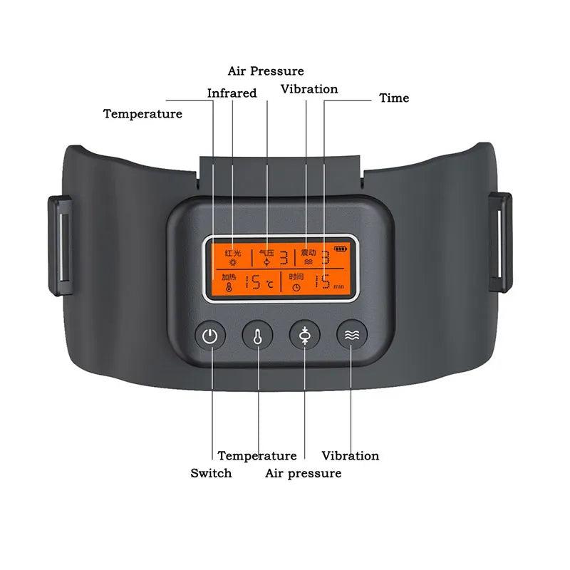 Intelligent Knee Massager with Heat & Air Compression by HitMyNeed