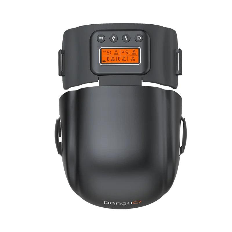 Intelligent Knee Massager with Heat & Air Compression black by HitMyNeed