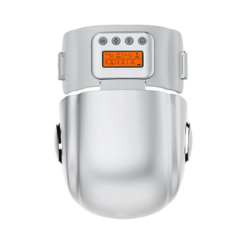 Intelligent Knee Massager with Heat & Air Compression white by HitMyNeed