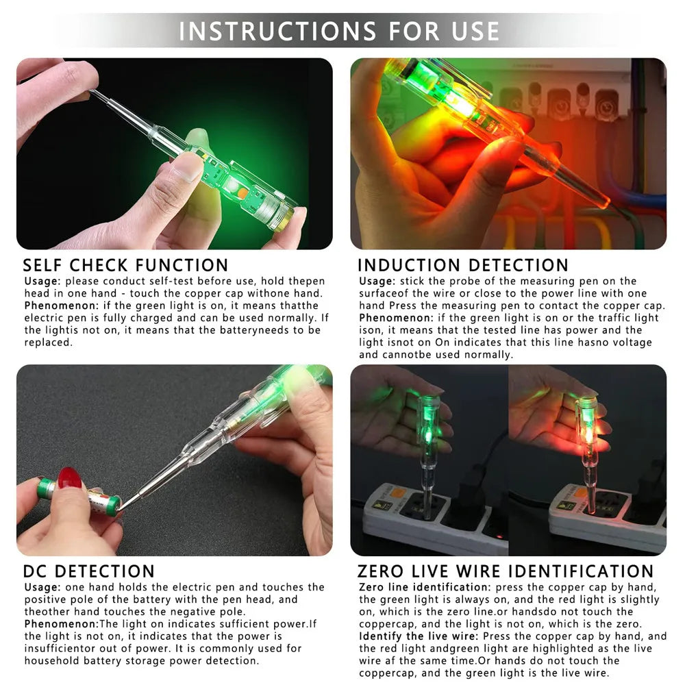 Intelligent Non-Contact AC Voltage Tester Pen by HitMyNeed