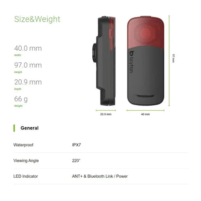 Intelligent Radar Bicycle Tail Light with Brake Sensing by HitMyNeed