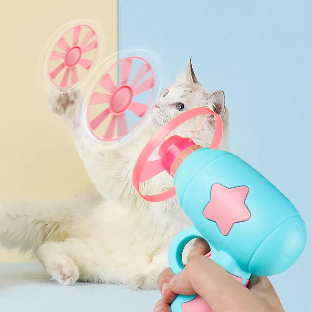 Interactive Bamboo-Copter Cat Teaser Toy Set by HitMyNeed