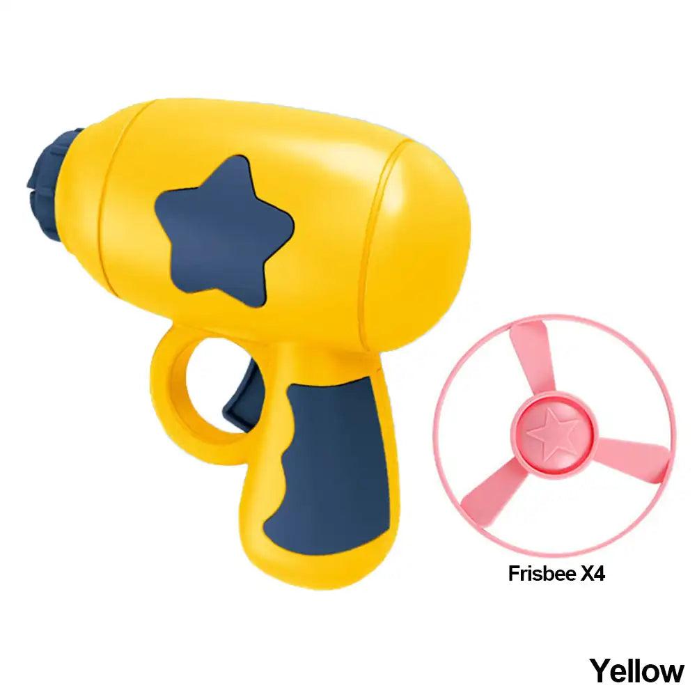 Interactive Bamboo-Copter Cat Teaser Toy Set yellow by HitMyNeed