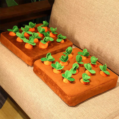 Interactive Carrot Patch Snuffle Toy for Dogs by HitMyNeed